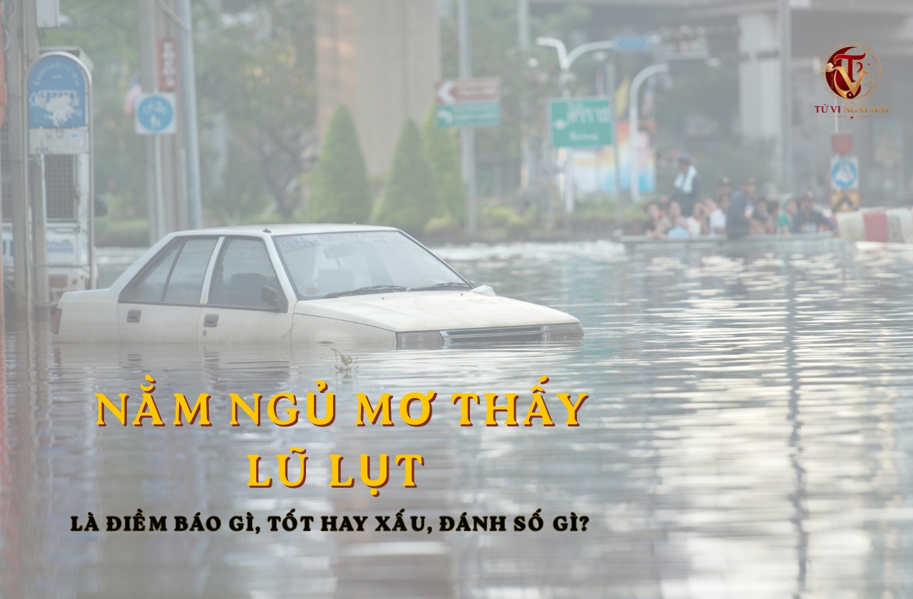 Nằm ngủ mơ thấy lũ lụt là điềm báo gì, tốt hay xấu, đánh số gì?